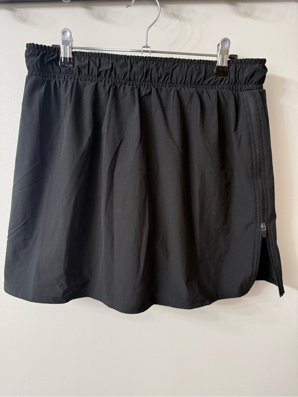 Sincerely Jules Black Athletic Skort with Side Zip